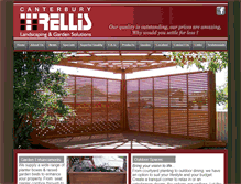 Tablet Screenshot of canterburytrellis.co.nz